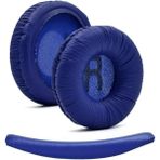 Jbl Kulaklık Pedi 450/460/500/510 BT Tune 600T250/300 Uyumlu Kulaklık Süngeri +Yastığı Takımı - Koyu Mavi