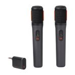 JBL Partybox Kablosuz Mikrofon Set, 2 adet, Siyah