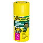 JBL Pronovo Spirulina Flakes, 8-20 cm arası tüm akvaryum balıkları için yeşil yem, balık yemi taneleri, boyut M, 100 ml