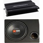 Jbl Set 30 cm Kabinli Bass 1000 WATT+USA-650.4 4000WATT Bass Controllü 65RMS