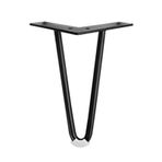JCWGLY Mobilya Ayakları Modern Metal Firkete Tarzı Masa Ayakları, Sağlam Sağlam Soğuk Haddelenmiş Çelik Mobilya Ayakları, Kanepeler, Yan Masalar, Sehpalar Için (Color : Black, Size : 12cm/4.72in)
