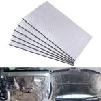 JDCMEI 6 adet yalıtım matı, 250 x 180 x 5 mm araç ses yalıtım matı, izolasyon matı, ses yalıtımı, kendinden yapışkanlı, araç gürültü koruması, alüminyum butil araç yalıtım plakaları, gürültü koruması