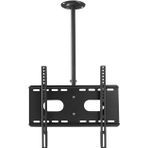 JDJXYNSRT Ayarlanabilir tavan TV montaj braketi 42 70 inç LCD plazma monitör çok fonksiyonlu TV masa standı tilt/360 ° döner ekran