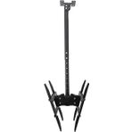 JDJXYNSRT Tavan TV Montaj Braketi için 40 70 inç LED Ekran Max Ağırlık 130Lbs Ekran Başına Çift Taraflı TV Standı