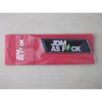 Jdm Arması 10X3cm Koselı Sport Arma Parlak Cerceve (Jdm Logosu) Jdm Yazısı - Camurluk Ve Bagaj Arması