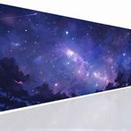 Jdozfo Büyük Oyun Mouse Pad Mouse Mat Aurora Masa Mat Büyük Genişletilmiş XL Oyun Mousepad Su Geçirmez Masa Örtüsü, Kaymaz Tabanlı Fare Altlıkları, Bilgisayar Klavyesi ve Fare Altlığı için Masa Pedi 28"x12"