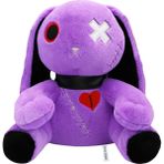 Jea Love 25CM Yeniden Doğmuş Tavşan Koyu Hayvan Doll Peluş Oyuncak (Yurt Dışından) - Mor