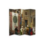 Jean Leon Gerome - Halı Tüccarı Temalı Paravan Room Divider Oda Bölücü PRVN-JLG1, 220 x 180
