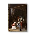 Jean Leon Gerome - Satranç Oynayan Başı Bozuk Askerleri Tablosu 60 x 90