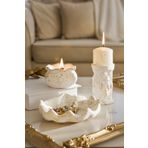 jeane home decor Altın Varak Efektli Ev Dekorasyon Obje Organizatör Heykel Özel Tasarım Soya Mum Seti