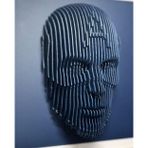 Jeane Home Decor Kaptan America Bioplastik Katmanlı Heykel Duvar Çerçeve Dekoru Hediyelik Sağlığa Zararsız Bioplastik