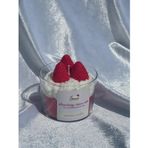 jeane home decor Strawberry Kırmızı Vanilya Kokulu Hediyelik Aromaterapi Mum Sevgiliye Tütsü Arınma Akış