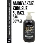 Jeans Color Amonyaksız Eflatun Solmayan Çiçek Renkli Saç Boyası 250 Ml Kokusuz Su Bazlı Amaranth Hair Dye
