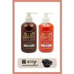 Jeans Color Amonyaksız Gün Batımı + Turuncu Renkli Saç Boyası 250 Ml Saç Boyama Seti Hediye