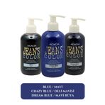 jeans color Amonyaksız Mavi + Deli Mavisi + Mavi Rüya Renkli Saç Boyası Seti 250 ML