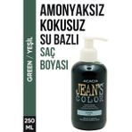Jean'S Color Jean’S Color Yeşil Renkli Saç Boyası 250 Ml Su Bazlı Green Hair Dye
