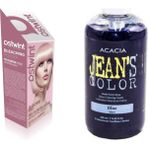JEAN'S COLOR Saç Boyası Biber Kızılı + Ostwint Saç Açıcı - MAVİ