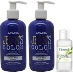 Jeans Color Saç Boyası Mavi Rüya 250ml 2ad Ve Fluweel Yeşil Çay Kolonyası 35ml