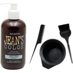 JEAN'S COLOR Saç Boyası Vişne Kızılı 250 ml ve Fluweel Saç Boya Kabı Seti