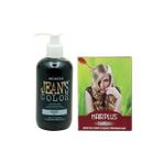 Jeans Color Saç Boyası Yeşil 250 Ml Ve Hairplus Saç Açıcı