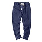 Jeans Erkek Vintage Günlük Pantolon Hip Hop Sokak Giyimi Pantolon Denim Pantolon Modern Pantolon Erkek Boş Zaman Nefes Alabilir Boyfriend Jeans Rahat Erkek Kot Pantolon, Lacivert, M