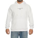 Jeanstop Basic Kapüşonlu Ekru Erkek Sweatshirt (Beyaz, M)
