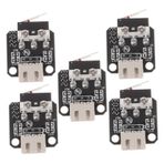 JECOMPRIS 1 Takım Mikro Mekanik Anahtar D Yazıcı Aksesuarı Limit 3d Yazıcı Parçaları Aksesuarları Uç Sınırı 3d Yazıcı Aksesuarları 3d Yazıcı Için Baskılı Devre Kartı Black 5