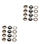 JECOMPRIS 40 adet ayakkabı askısı, paket bandı rulosu, hediyelik torba, bağcık, güneş tentesi, ayakkabı bandı, halka maşası, ayakkabı bağcığı, bel bağcığı, yelken kumaşı, metal halkalar, Wie gezeigt