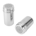 Jectse Baharat Çalkalayıcı, Pas Önleyici Çok Amaçlı, Eşit Dağıtım, Baharat Dispenseri Kabı, Kolay Temizlik, 2 Parça Barbekü Için 304 Paslanmaz Çelik Biber Çalkalayıcı (Tip 2)