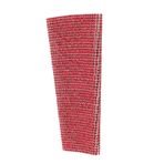 Jectse Bling Rhinestone Mikrofon Kolu Kapağı, Düğünler, Partiler, Seyahat, TV Canlı Programları Için Kumaş Ve Camlı SM58 Mikrofon Için Parlak Mikrofon Dekoratif Kılıf Sargı (kırmızı)