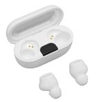 Jectse Mini Kablosuz Kulaklıklar, Bluetooth 5,3 inç Kulak Kulaklıklar, IPX5 Su Geçirmez Hafif Kulaklıklar, Akıllı Dokunmatik Kontrollü Stereo Ses Kulaklıklar, Şarj Kılıfı, Koşu Yürüyüşü için (Beyaz)