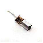 JEEFUSE D3 20mm Mil Motoru 3V 6V 12 Volt DC Dişli Makinesi Düşük Hız 15/30/50/60/100/150/200/300/400/600/600rpm Araba Parçaları için (Size : 6V 300rpm)