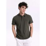 Jeep Açık Haki Erkek Relaxed Baskılı Polo T-Shirt C4SM-TST4528 - XL
