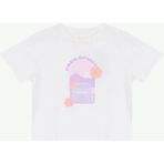 Jeep Baskılı Ekru Kız Çocuk T-Shirt J6SG-TST7877