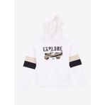 Jeep Baskılı Erkek Çocuk Sweatshirt, 5-6 Yaş, 5003274258, Ekru, erkek-çocuk