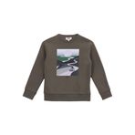 Jeep Baskılı Erkek Çocuk Sweatshirt, 5-6 Yaş, 5003274259, Haki, erkek-çocuk