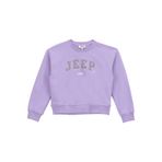 Jeep Baskılı Kız Çocuk Sweatshirt, 5-6 Yaş, 5003274363, Lila, kız-çocuk