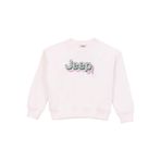 Jeep Baskılı Kız Çocuk Sweatshirt, 7-8 Yaş, 5003274339, Ekru, kız-çocuk