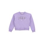 Jeep Baskılı Kız Çocuk Sweatshirt, 7-8 Yaş, 5003274363, Lila, kız-çocuk