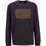 Jeep Bisiklet Yaka Baskılı Kahve Erkek Sweatshırt J5WM-SWT7693