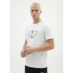 Jeep Bisiklet Yaka Baskılı Kırık Beyaz T-Shirt, M, 5003328103, Kırık Beyaz, Erkek