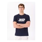 Jeep Bisiklet Yaka Baskılı Lacivert Erkek T-Shirt J5SM-TST7339