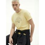 Jeep Bisiklet Yaka Baskılı Sarı Erkek T-Shirt J6SM-TST7336 - 2XL