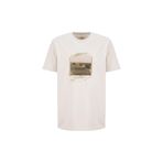 Jeep Bisiklet Yaka Baskılı T-Shirt, M, 5003328080, Taş, Erkek