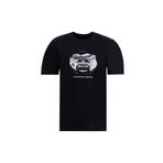 Jeep Bisiklet Yaka Baskılı T-Shirt, M, 5003328096, Siyah, Erkek