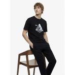 Jeep Bisiklet Yaka Baskılı T-Shirt, M, 5003328108, Siyah, Erkek
