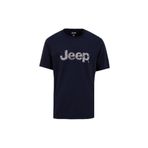 Jeep Bisiklet Yaka Baskılı T-Shirt, S, 5003222947, Lacivert, Erkek