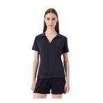 Jeep Bisiklet Yaka Düz T-Shirt, M, 5003224591, Siyah, Kadın