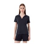 Jeep Bisiklet Yaka Düz T-Shirt, S, 5003224591, Siyah, Kadın