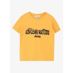 Jeep C4SB-TST4001 Baskılı Hardal Erkek Çocuk T-Shirt